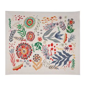 Individual Folk crudo impermeable 42x36 cm 4 un.