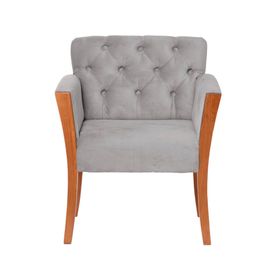 Sitial velvet 1 cuerpo Kiel gris