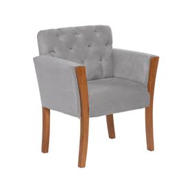 Sitial velvet 1 cuerpo Kiel gris