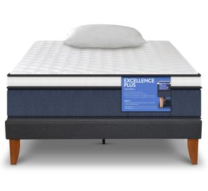 Cama europea Curve Excellence 1.5 plazas + almohada Cic