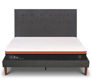 Cama europea 2 plazas Bee Comfort + respaldo Éufrates Cic