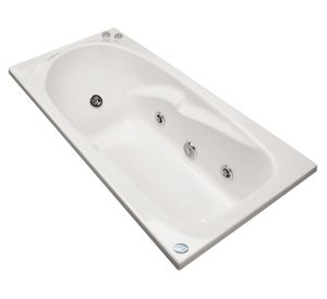 Tina hidromasaje 70x150 cm 5 jets derecho Lake Norglas