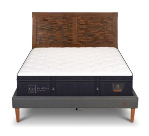 Cama europea 2 plazas Super Premium + respaldo Antique Cic