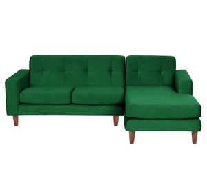 Sofá seccional 3 cuerpos Salerno verde Latam Home
