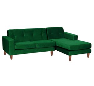 Sofá seccional 3 cuerpos Salerno verde Latam Home