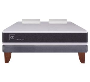 Cama Europea 2 plazas Ortopedic + almohada viscoelástica Cic