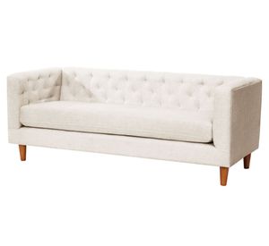 Sofá 3 cuerpos Brescia blanco