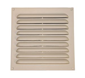 Celosía plana plástico 30x30 cm beige