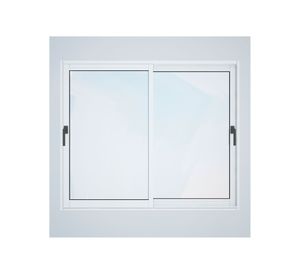 Ventana Aluminio 121x121 cm Termopanel Corredera Blanca Mundo Glass
