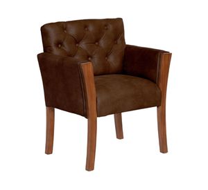 Sitial cuero 1 cuerpo Kiel café