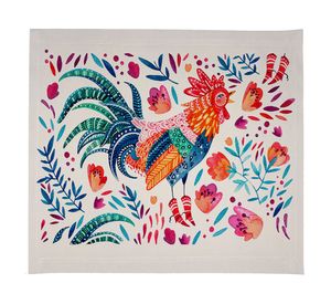 Individual Gallito crudo impermeable 42x36 cm 4 un.