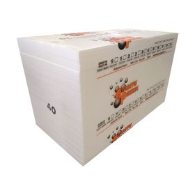 Poliestireno 40x500x1000 mm expandido 15 unidades Aislantes Parral