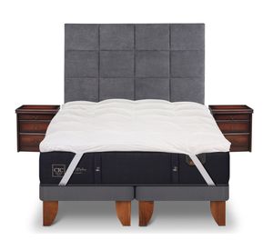 Cama europea súper king Premium dividida + set Támesis Cic.