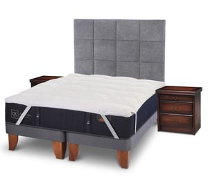 Cama europea súper king Premium dividida + set Támesis Cic.