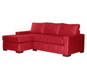 Sofá seccional 3 cuerpos Livorno rojo