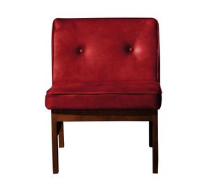 Sitial cuero 1 cuerpo Colonia rojo