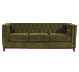 Sofá Roma 3 cuerpos verde Latam Home