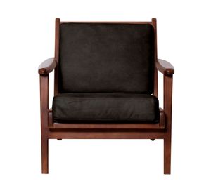 Sitial cuero 1 cuerpo Neuss negro