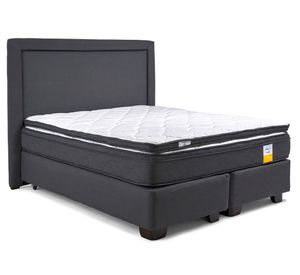 Cama americana Queen Eurotop + respaldo + Topper Drimkip