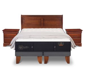 Cama europea 2 plazas Premium dividida + set Miro + plumón Cic