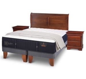 Cama europea 2 plazas Premium dividida + set Miro + plumón Cic