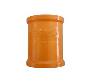 Copla inyectada 25 mm Conduit naranjo Tigre