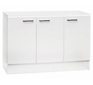 Mueble base lavaplatos 3 puertas Basic blanco M+Design