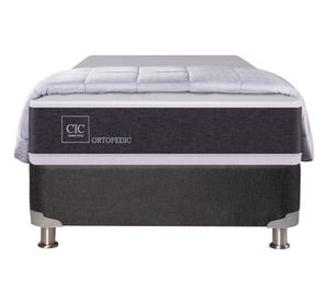Box spring 1.5 plazas Ortopedic B5 + plumón Cic