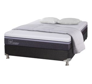 Box spring 2 plazas Ortopedic advance B5 + almohadas + plumón Cic