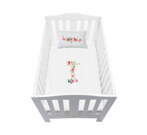 Cubreplumón pack Letras Vintage I blanco