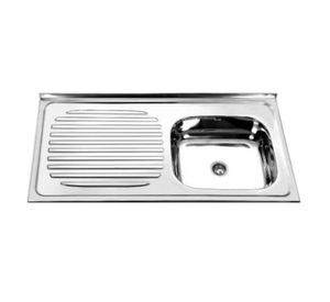 Mueble base lavaplatos izquierdo 80 cm blanco Tebisa