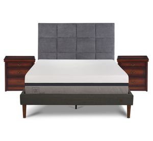 Cama europea curve 2 plazas Balance + Set Támesis Cic