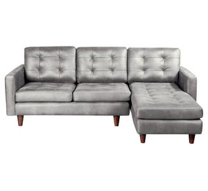 Sofá chaise derecho Nápoles gris Latam Home