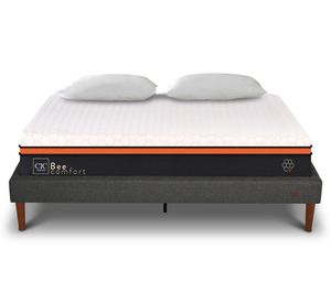 Cama europea 2 plazas Bee Comfort + almohadas Cic