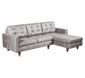 Sofá chaise derecho Nápoles gris Latam Home