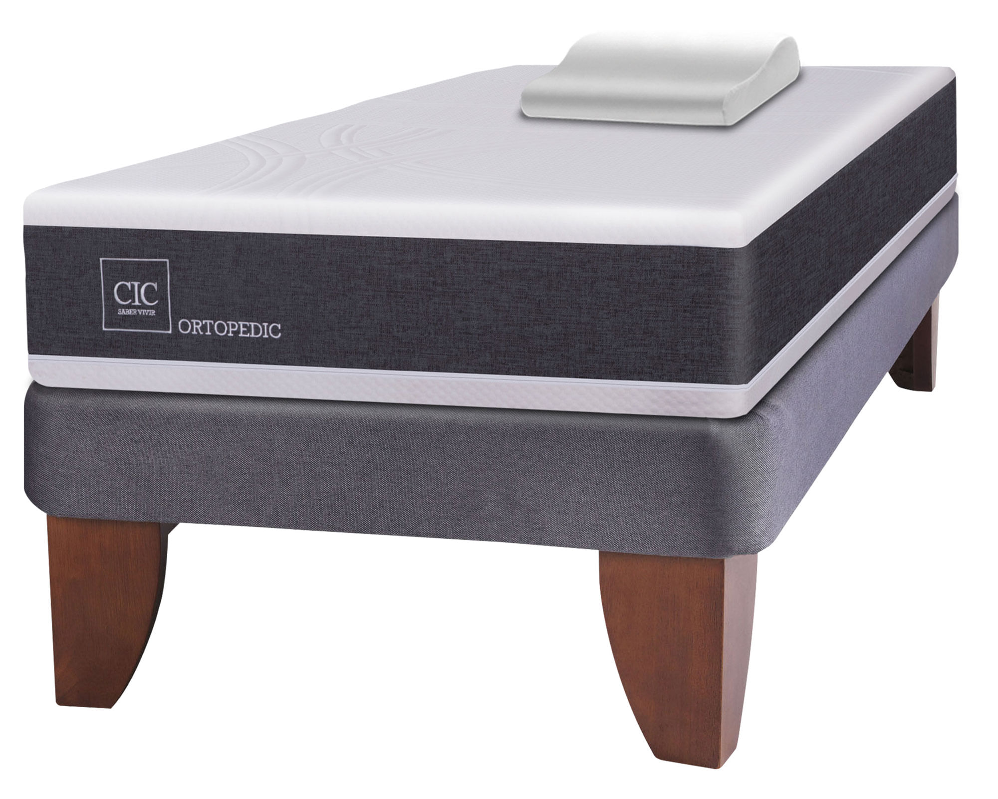 Cama Europea 1 Plaza Ortopedic CIC
