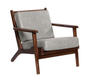 Sitial cuero 1 cuerpo Neuss gris