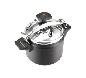 Olla presión 10 litros Alumax negro Marmicoc