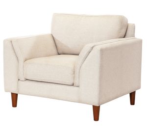 Sofá lino 1 cuerpo Milán blanco