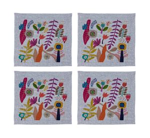 Individual Pétalos 42x36 cm 4 un.