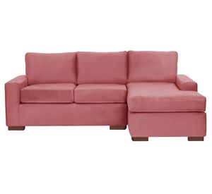 Sofá seccional 3 cuerpos Livorno rosado