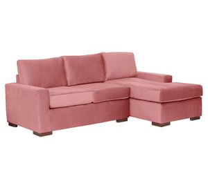 Sofá seccional 3 cuerpos Livorno rosado