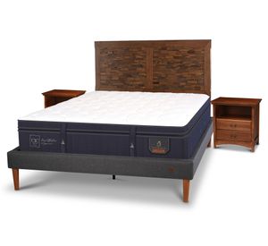 Cama europea 2 plazas Super Premium + set Antique Cic