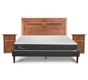 Cama europea curve 2 plazas Ortopedic + Set Milán Cic