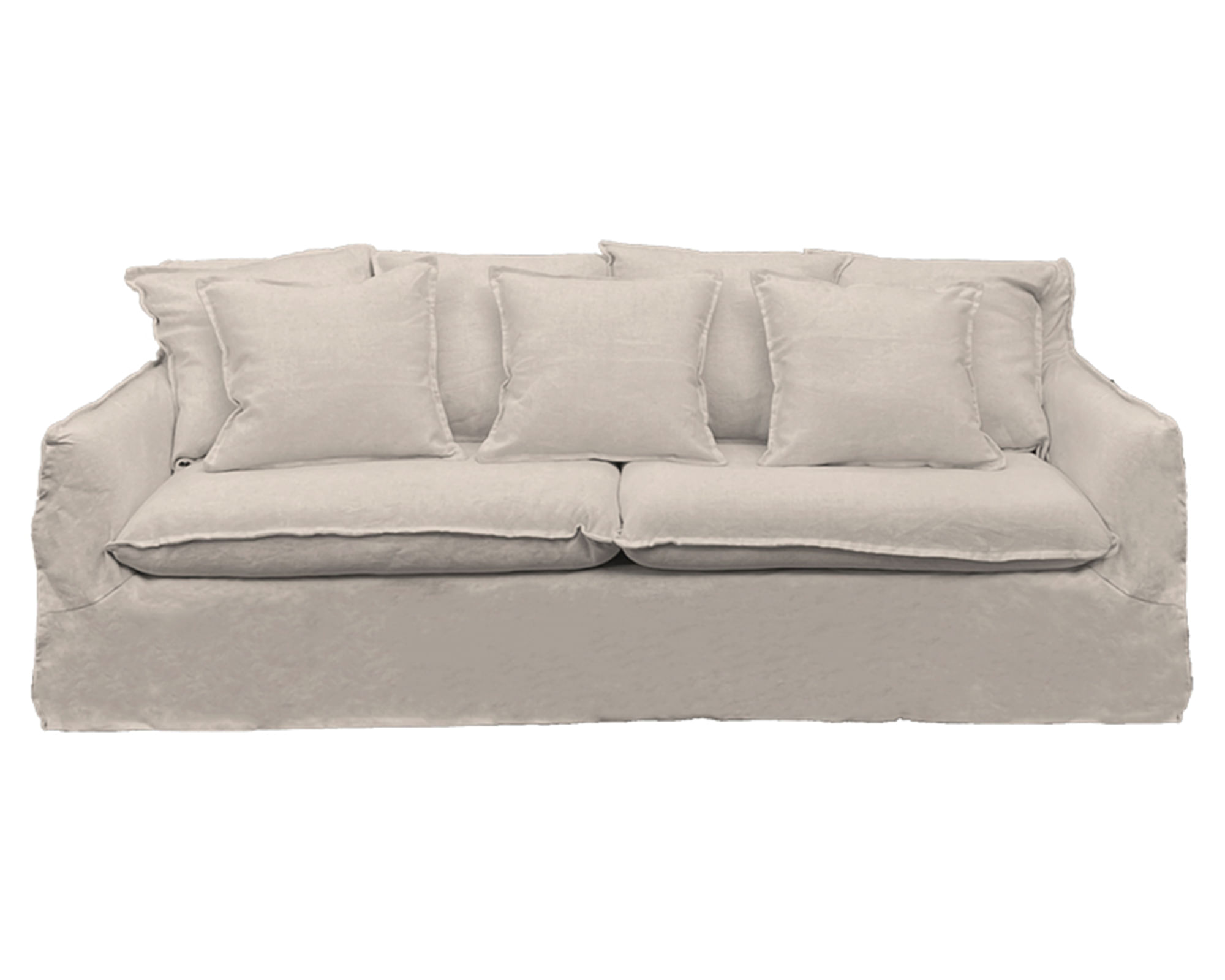 Sofás Home Sofá 3 Cuerpos Palena Lino hueso