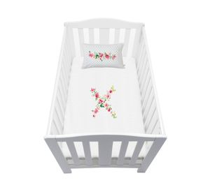 Cubreplumón pack Letras Vintage X blanco