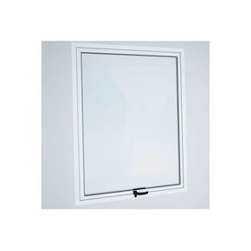 Ventana Aluminio 60x100 cm Termopanel Proyectante Blanca Mundo Glass