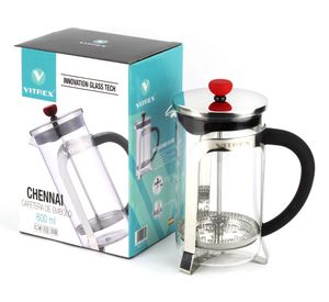 Cafetera 600 ml Chennai Vitrex.