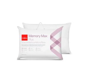 Almohada americana 50x70 cm Memory Max Plus blanco