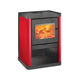 Estufa leña 10000W Classic 400 rojo